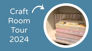 Craft Room Tour 2024  Brand New Craft Room [upl. by Francoise]