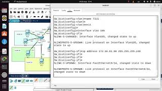 Configuración de VLAN Enlaces Troncales y Enrutamiento Cisco Packet Tracer 23 [upl. by Nolita]