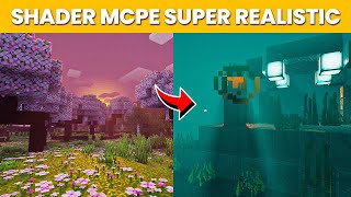 SHADERS MINECRRAFT PALING REALISTIC YANG ADA DI MCPE 121 [upl. by Aivekal]