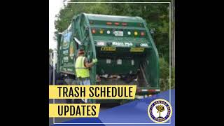 Trash Schedule Updates [upl. by Ylecara960]