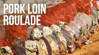 How to Make Smoked Pork Loin Roulade Recipe  Cooked on a Grilla Silverbac Pellet Grill [upl. by Nolava]