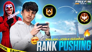 RANK PUSH TO GRANDMASTER🔥 VERY HARD😨I FREE FIRE🔥 [upl. by Mlehliw]