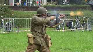 Thompson M1A1 amp M1928  Blank Fire Demo [upl. by Nuris]