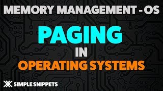 Paging in Operating Systems with Example amp Working  Memory Management [upl. by Erena15]