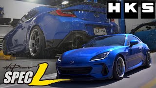 HKS HiPower SPECL Exhaust  2022 Subaru BRZGR86 [upl. by Widera]