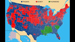 Election of 1948 Truman vs Dewey [upl. by Fayina]