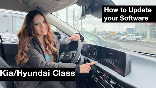 How to Update the Software in your KiaHyundai  Kia Hyundai Class [upl. by Avivah]