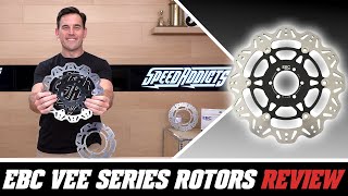 EBC Vee Series Motorcycle Rotors Review at SpeedAddictscom [upl. by Vonnie716]