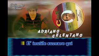 Karaoke Tino  Adriano Celentano  Soli [upl. by Crescint]