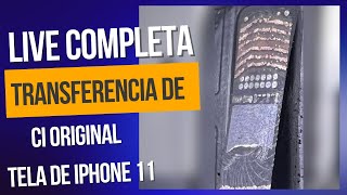 Substituição de CI de touch iphone 11 Mensagem na tela [upl. by Ahsenid352]