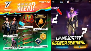 NUEVA AGENDA SEMANAL DE FREE FIRE NUEVA TORRE DE TOKENS INCUBADORA M1014 DESCUENTO [upl. by Idola]