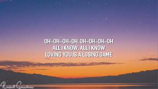 loving you is a losing game 1 hour [upl. by Ttirb]