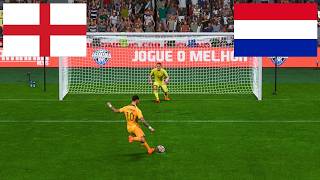 Holanda x Inglaterra  Penalty Shootout  Eurocopa 2024  Fifa 23 FeatDepayHarry Kane 2024 [upl. by Josephson]