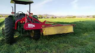 Corte de Alfalfa de Marzo agricultura rancho tractor campo johndeere [upl. by Halik]