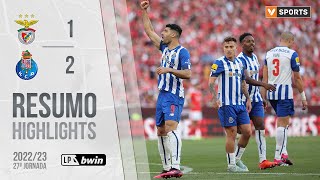 Highlights  Resumo Benfica 12 FC Porto Liga 2223 27 [upl. by Eolande602]