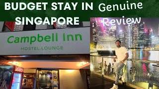 singapore 🇸🇬  Budget stay in Singapore genuine review  budgetstay [upl. by Balmuth359]