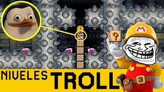 DAME PACIENCIA ¡¡MIYAMOTO  NIVELES TROLL 5  Super Mario Maker  ZetaSSJ [upl. by Den661]