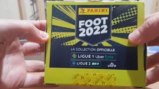 Unboxing Panini Foot 2022 Ouverture de 100 Pochettes No Talking [upl. by Forta]