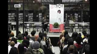 Issa Rae talks about The Misadventures of Awkward Black Girl at MLK Jr Memorial Library in DC [upl. by Dragelin843]