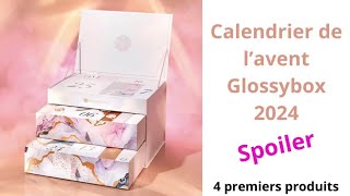 Calendrier de l’avent Glossybox 2024  4 premiers produits [upl. by Reeva]