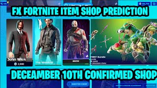 December 10th 2023 Fortnite Item Shop CONFIRMED  Fortnite Early Item Shop Prediction December 10th [upl. by Nylek]