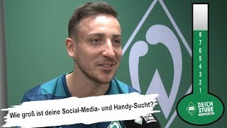 WerderProfi Kevin Möhwald auf einer Skala von 1 bis 10 Teil 2 des DeichOMeterInterviews [upl. by Proudman414]