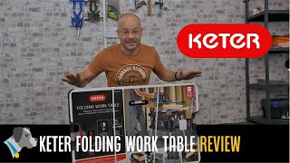 Keter Folding Work Table Unboxing and Assembly  Review amp Demo [upl. by Benn]