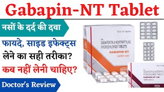 Gabapin NT Tablet Uses Side Effects Gabapin 100 Gabapentin amp Nortriptyline Hydrochloride Tablets [upl. by Kauffman666]