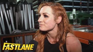 Becky Lynch vows to chase Ronda Rousey out of WWE at WrestleMania WWE Exclusive March 10 2019 [upl. by Kerstin]