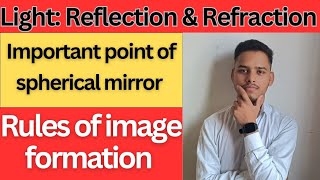 CBSE CLASS 10TH LIGHT 02 Reflection amp Refraction  Rules of image formation [upl. by Loesceke]