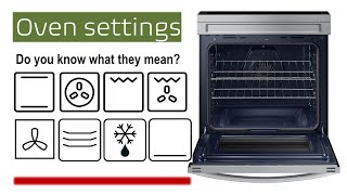 ❗ Oven settings explained  What do they mean [upl. by Sukey820]