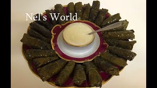 Dolma Stuffed Grapes Leaves  Armenian Recipe  How to Make Armenian Dolma  Armenian Tolma Tpov [upl. by Tracy]