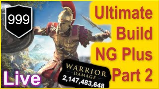 🔴 Assassins Creed Odyssey  Ultimate New Game Plus  Nightmare with 2 Billion Damage Build  Part 2 [upl. by Yrtsed]