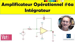 Cours délectronique  Amplificateur opérationnel 6a  Montage intégrateur [upl. by Stormie]