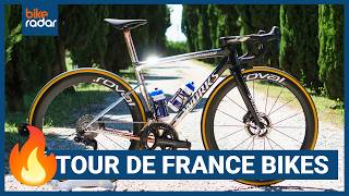 The HOTTEST Bikes Of The Tour De France 2024 [upl. by Yeslek733]