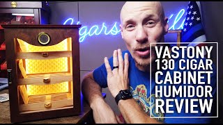 Vastony 130 Cigar Cabinet Humidor Review [upl. by Egag]