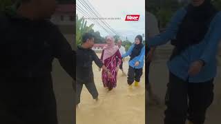 Fadhlina lawat lokasi banjir di Nibong Tebal [upl. by Ayouqes461]