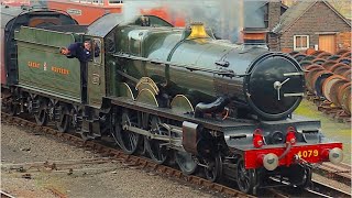 4079 Pendennis Castle on loaded test runs at the Severn Valley Railway  10423 [upl. by Latimer]