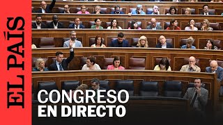 DIRECTO  Pleno en el Congreso Ley de Extranjería y reforma del Poder Judicial  EL PAÍS [upl. by Ffoeg]