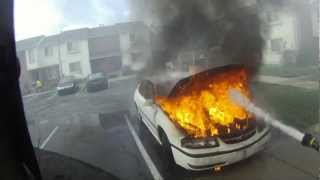 How to quickly and Professionally extinguish a car fire [upl. by Munson]