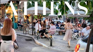 An Evening in Athens Greece  June 2024 [upl. by Wilinski]