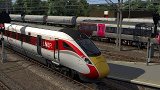 Train Simulator London Kings Cross  Edinburgh Waverley FULL RUN [upl. by Padget]