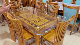 Dining table  Dining set  furniture price in bd  New diining table [upl. by Aiht]