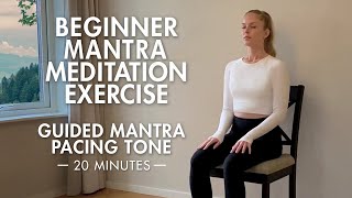 Beginner Mantra Meditation  Free Alternative  Guided Mantra Tone with Tranquil Ambience [upl. by Ollie]