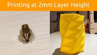 Printing at 2mm Layer Height [upl. by Jaquelin]