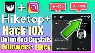 How To Get Unlimited Hiketop CrystalHiketop Unlimited Crystal TrickHiketop Crystal Kaise Kamaye [upl. by Lorin]