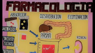 MAQUETA DE FARMACOLOGÍAFarmacocinética [upl. by Juetta197]