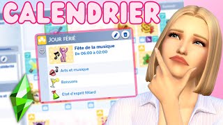 Calendrier  idées de fêtes et jours fériés pour ne pas sennuyer 🌺  Conseils 👍📚  Sims 4 [upl. by Ynettirb245]