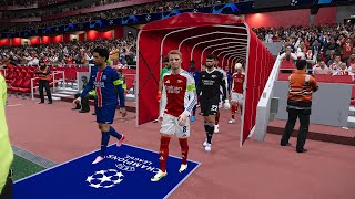 ARSENAL X PSG  Champions League 2024 ⚽ Efootball PES 2024 [upl. by Ttsepmet]