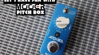 Lets have fun with MOOER Pitch Box [upl. by Jeannine91]